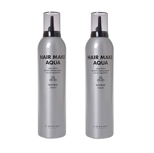 Amazon | 2本セット ルベル ヘアメイクアクア ムース 170g ハード